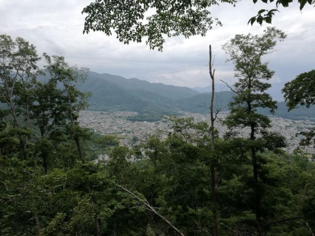 法泉寺山から見える景色