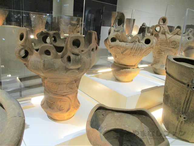 釈迦堂遺跡博物館の土器
