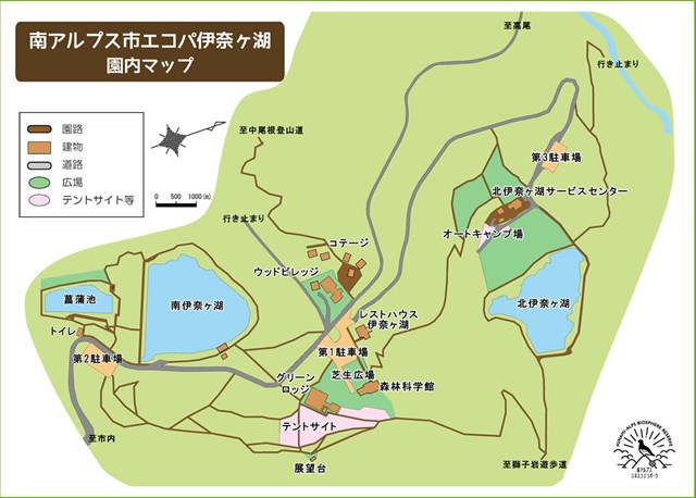 エコパ伊奈ヶ湖　地図