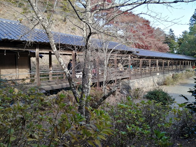 妙法寺の渡り廊下